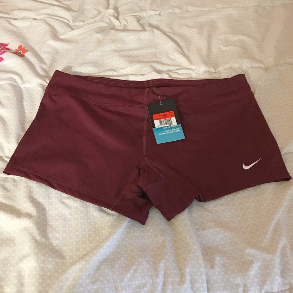 Nike Red Compression Shorts Large